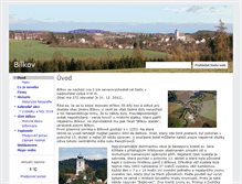 Tablet Screenshot of bilkov.cz